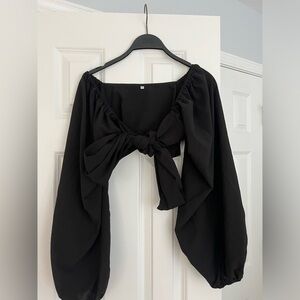 Tie bra top from Pretty Little Thing